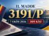 Romanya Vatandaşlığı 11. Madde: 3191/P Sayılı Yeni Emir Yayımlandı Romanya vatandaşlığı 11. madde 3191/P emri – 7 Ekim 2026, 309 kişi