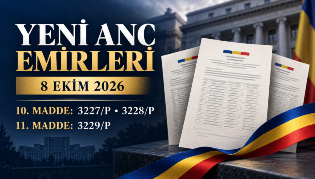 8 Ekim 2026 tarihli 3227/P, 3228/P ve 3229/P sayılı yeni ANC vatandaşlık emirleri